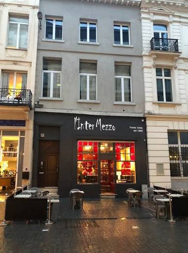 Façade de la Trattoria Intermezzo à Bruxelles